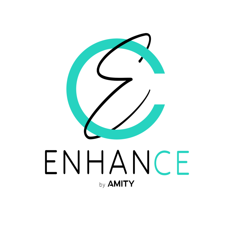 The Enhance by Amity logo.